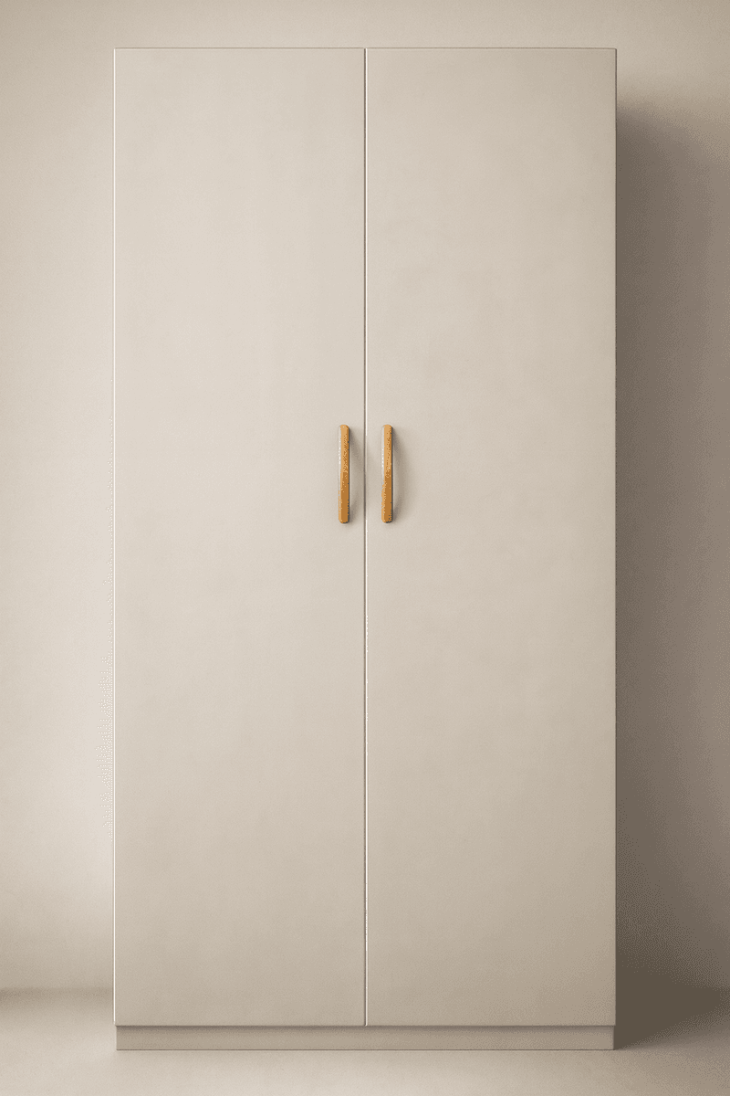 Refined custom steel wardrobe